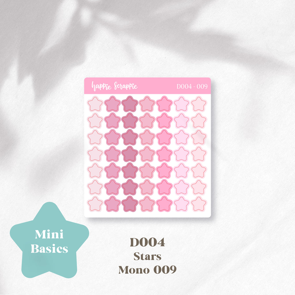 Mini Stickers : Basics (Stars) // D004