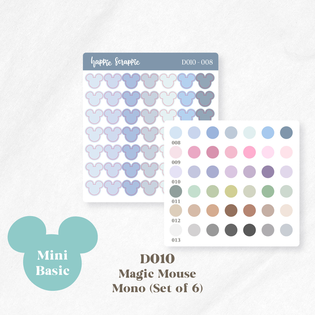 Mini Stickers : Basics (Magic Mouse) // D010
