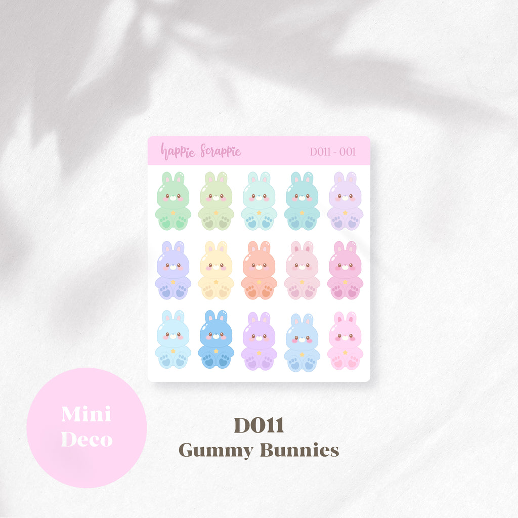 Mini Deco : Gummy Bunnies // D011
