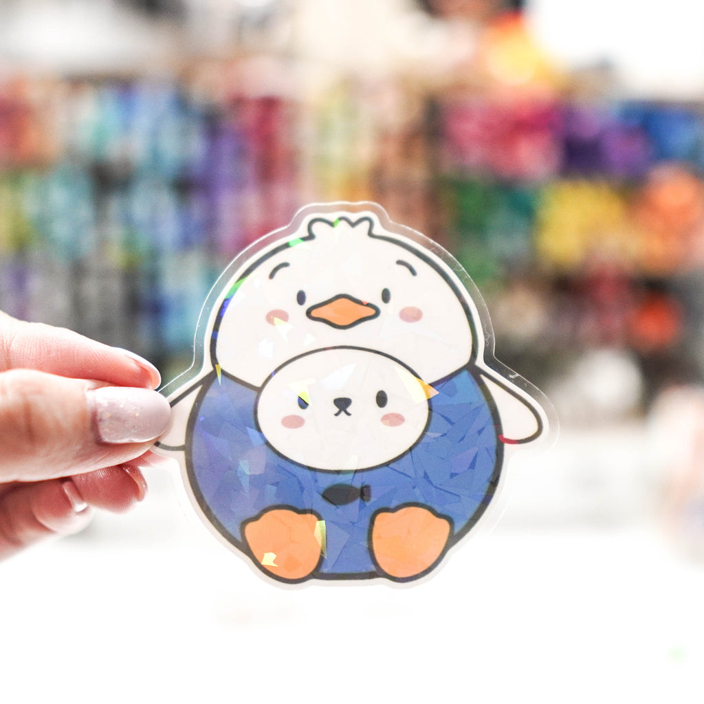 Die Cut Sticker : Sanrio Inspired Cutie Patootie // Glitter Overlay