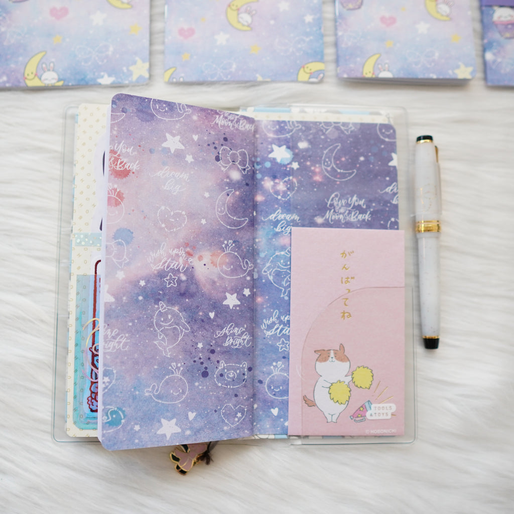 Travel Notebook (All Sizes) - Constellation // Weekly of 4 page // Collabs with Annie Plans Printables
