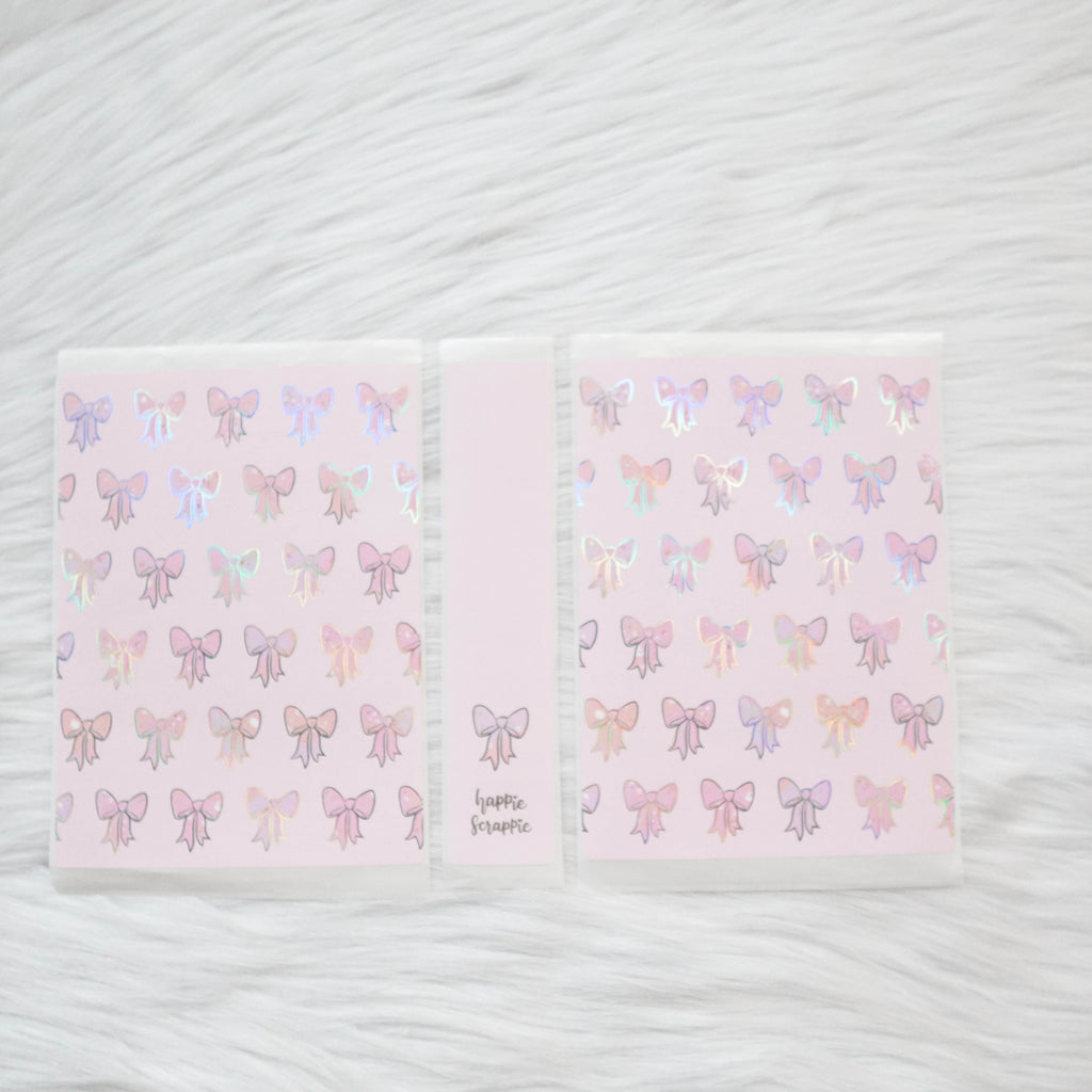 Sticker Album : Regular Sticker Albums // A090 - RCD Bows (Rose Colored Daze Collab)