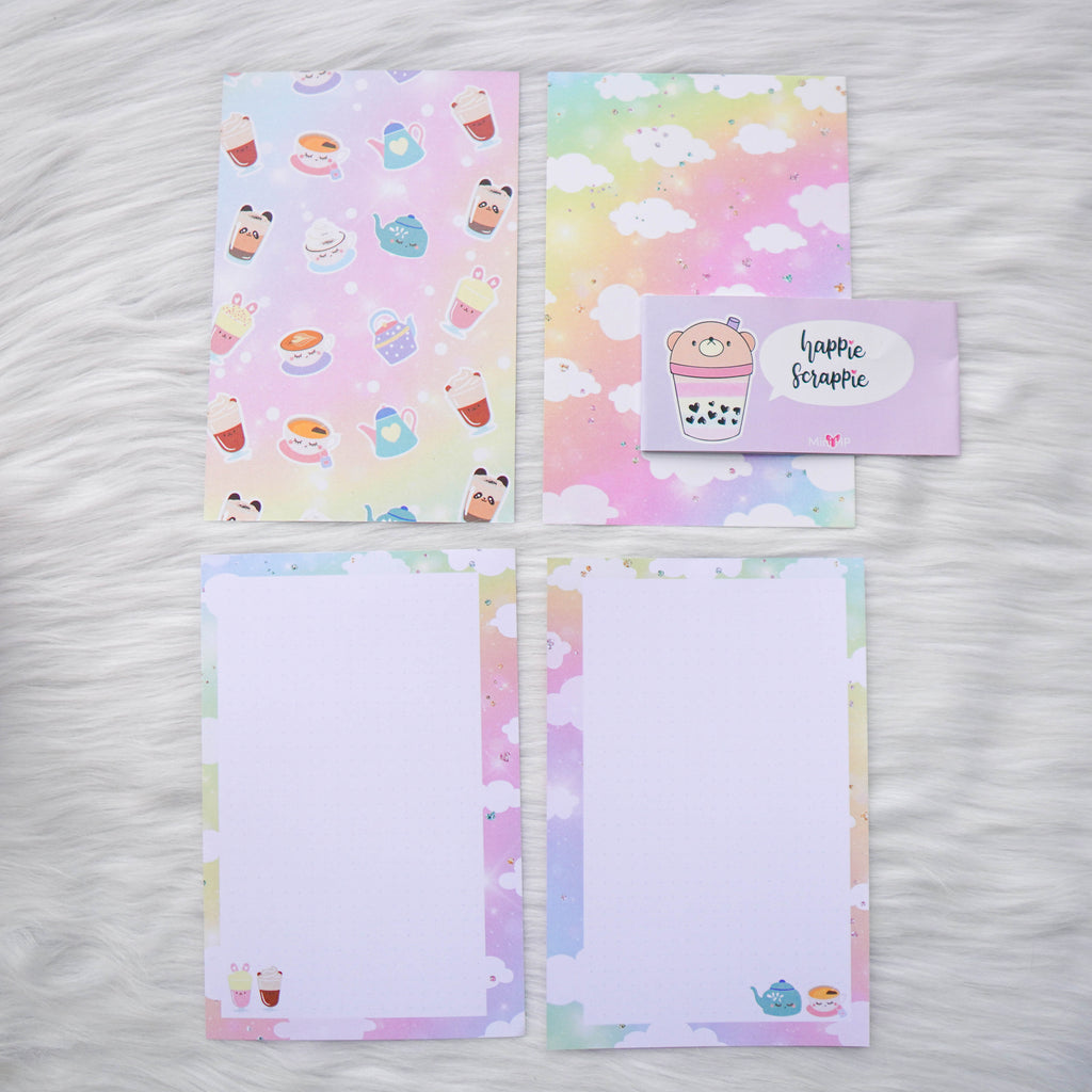 Disc / Rings Planner Inserts - Positivi-TEA // Dotted