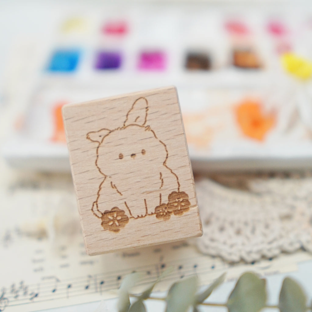 Stamp : Hanami Cafe // Fluffy Bunny (BearBear) (STA015)