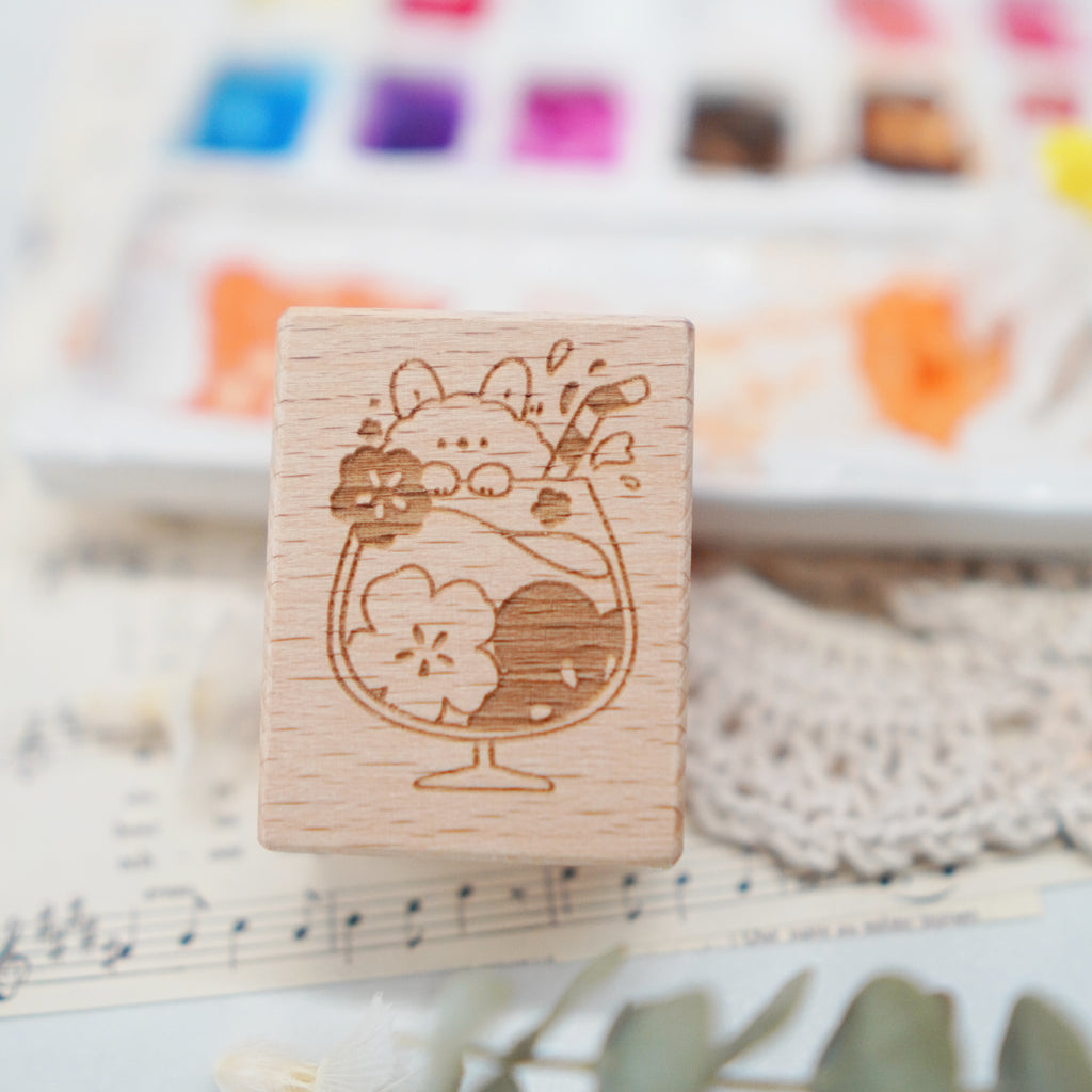 Stamp : Hanami Cafe // Bunny Cocktail Drinks (STA014)