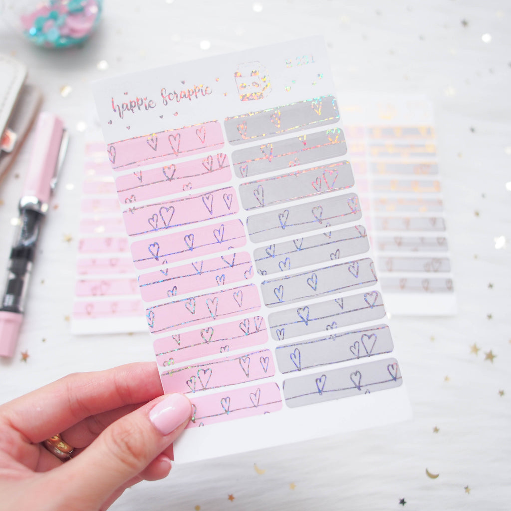 Planner Stickers : You Are Just My Type - Foiled Deco Header (B231)
