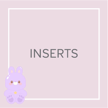 Inserts