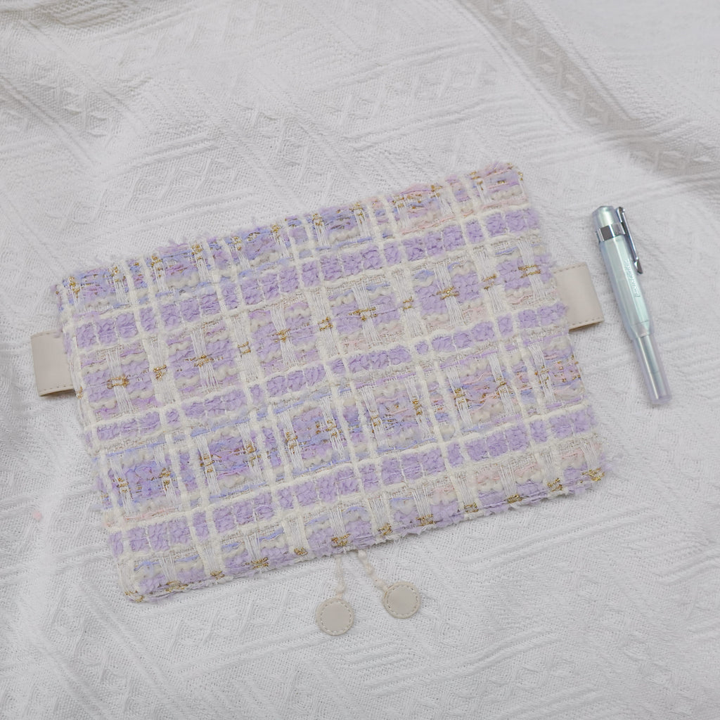Planner Cover : Lilac Tweed Fabric (TN Passport) // Pre Order