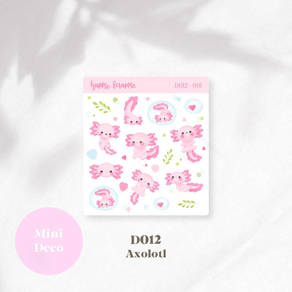 Mini Deco : Axolotl // D012