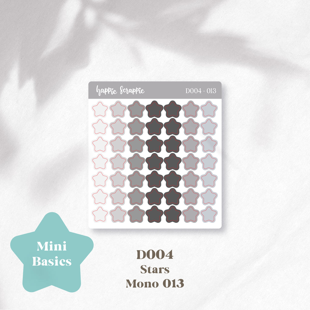Mini Stickers : Basics (Stars) // D004