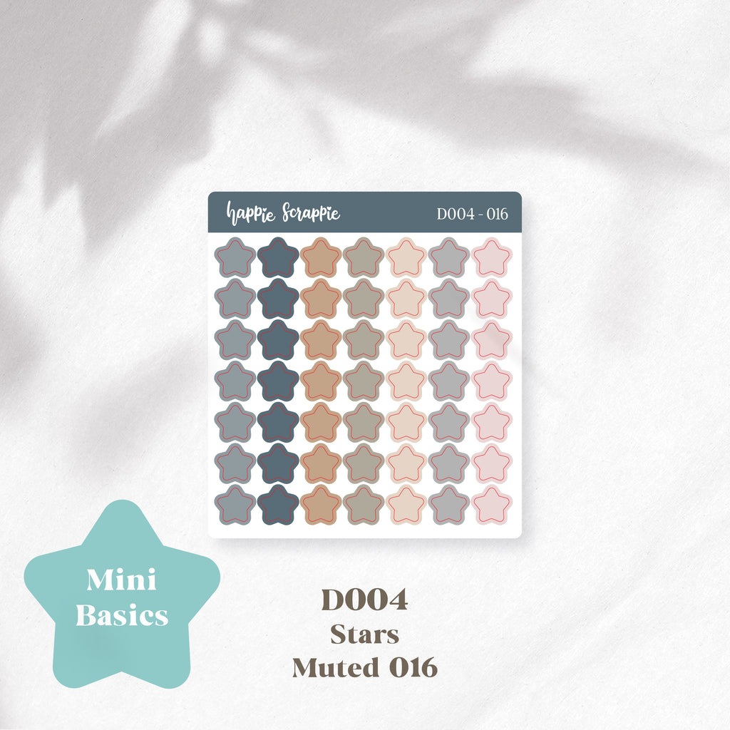 Mini Stickers : Basics (Stars) // D004