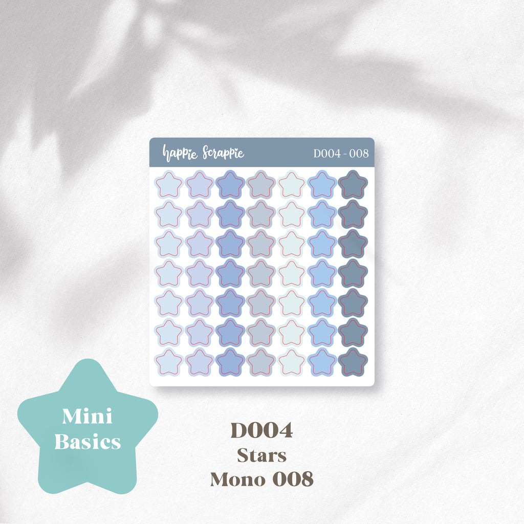 Mini Stickers : Basics (Stars) // D004