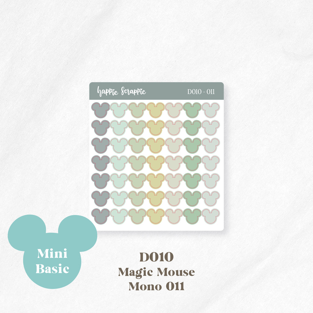 Mini Stickers : Basics (Magic Mouse) // D010