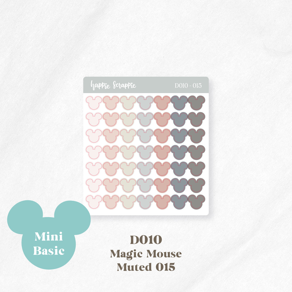 Mini Stickers : Basics (Magic Mouse) // D010