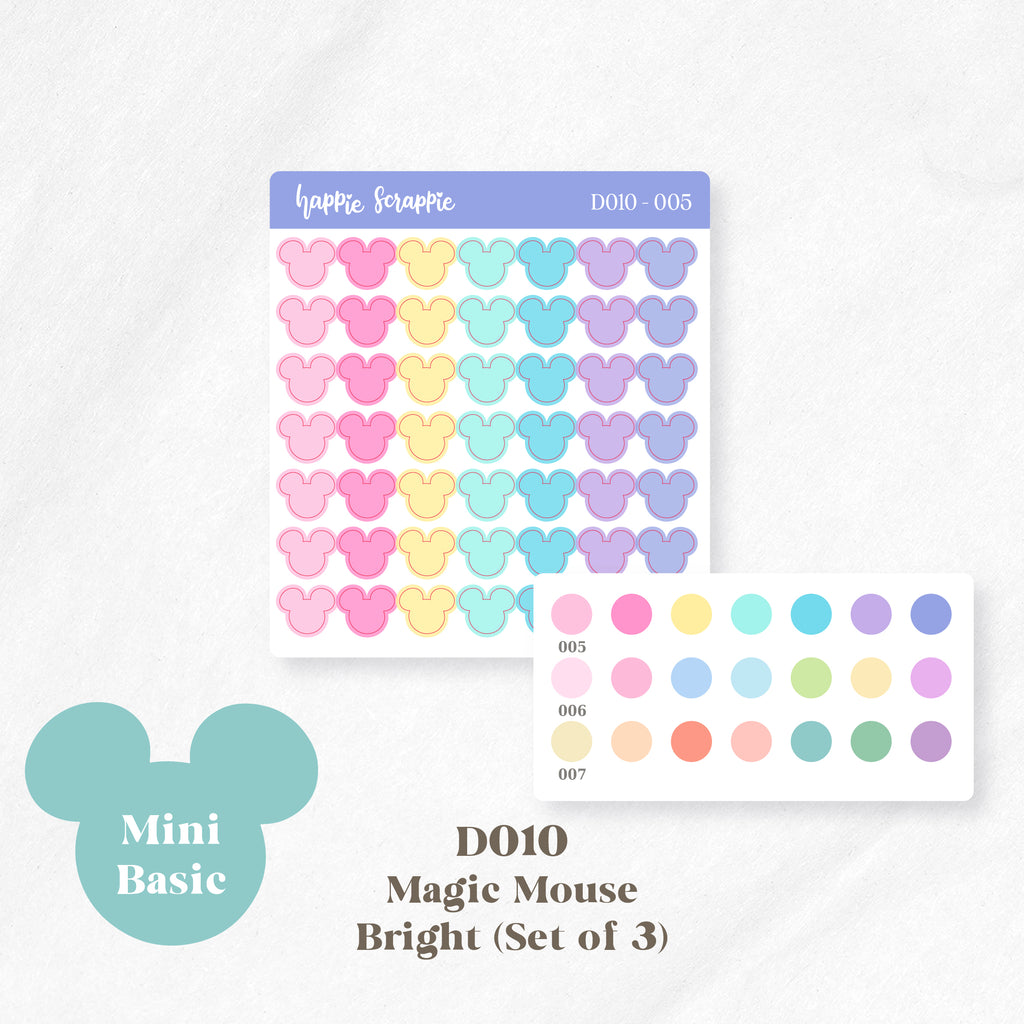 Mini Stickers : Basics (Magic Mouse) // D010