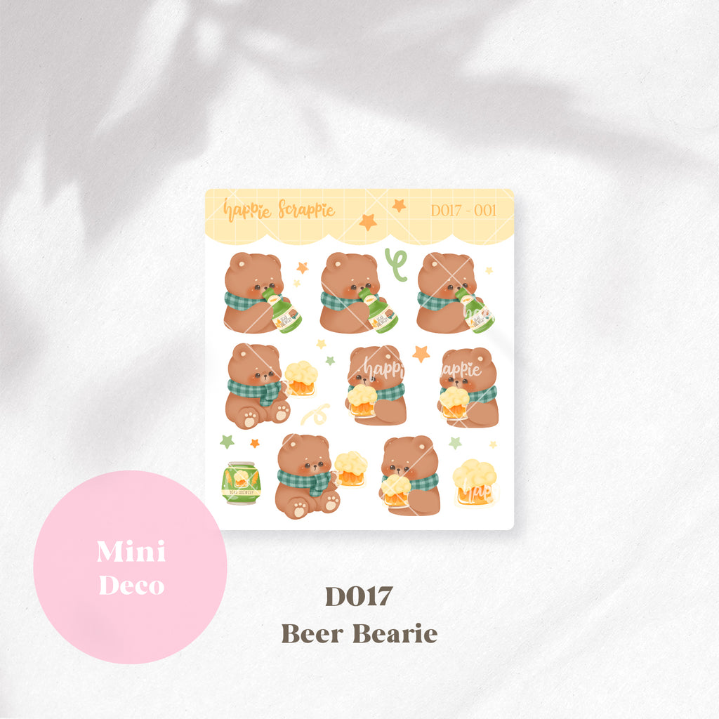 Mini Deco : Beer Bearie // D017-D018