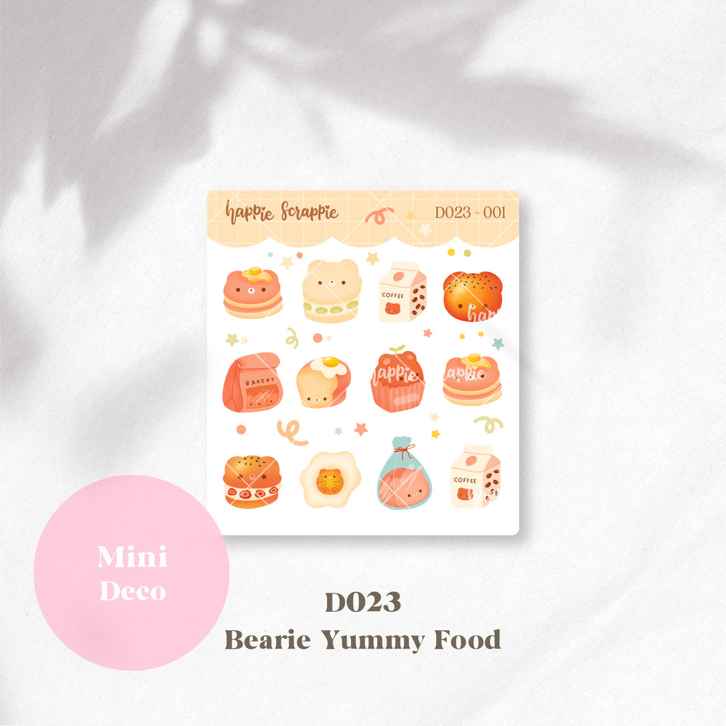 Mini Deco : Bearie Yummy Food // D023