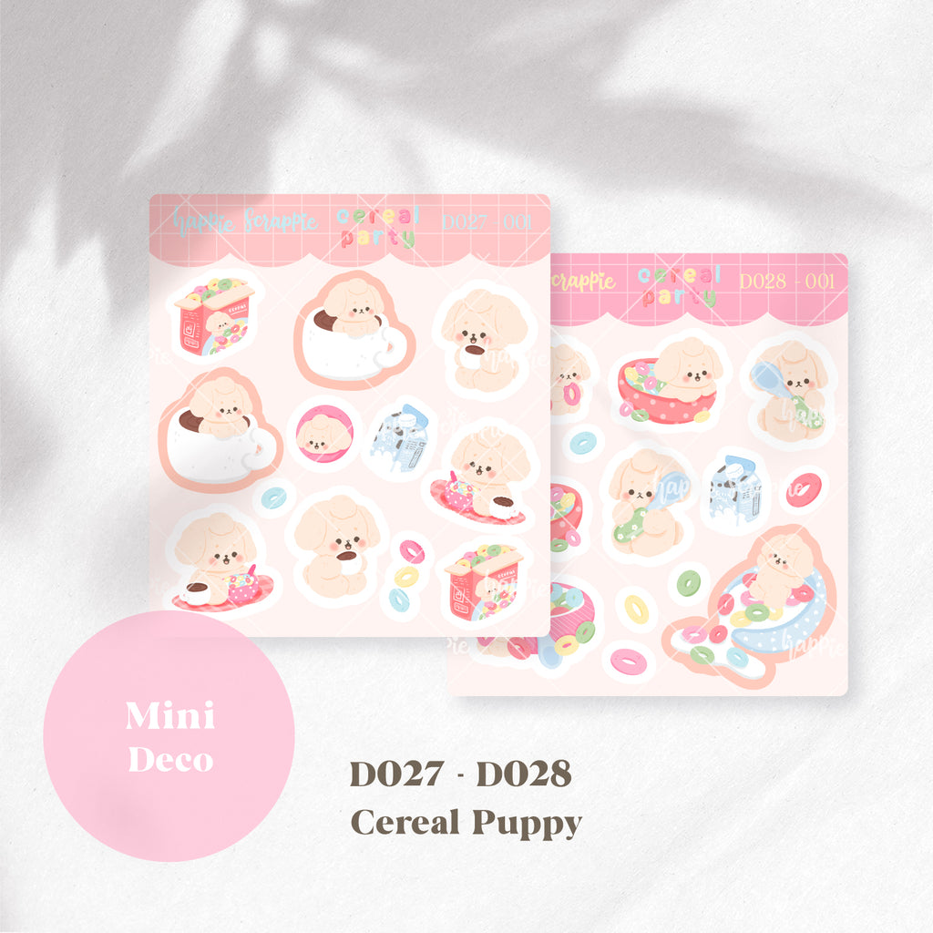 Mini Deco : Cereal Puppy // D027-D028