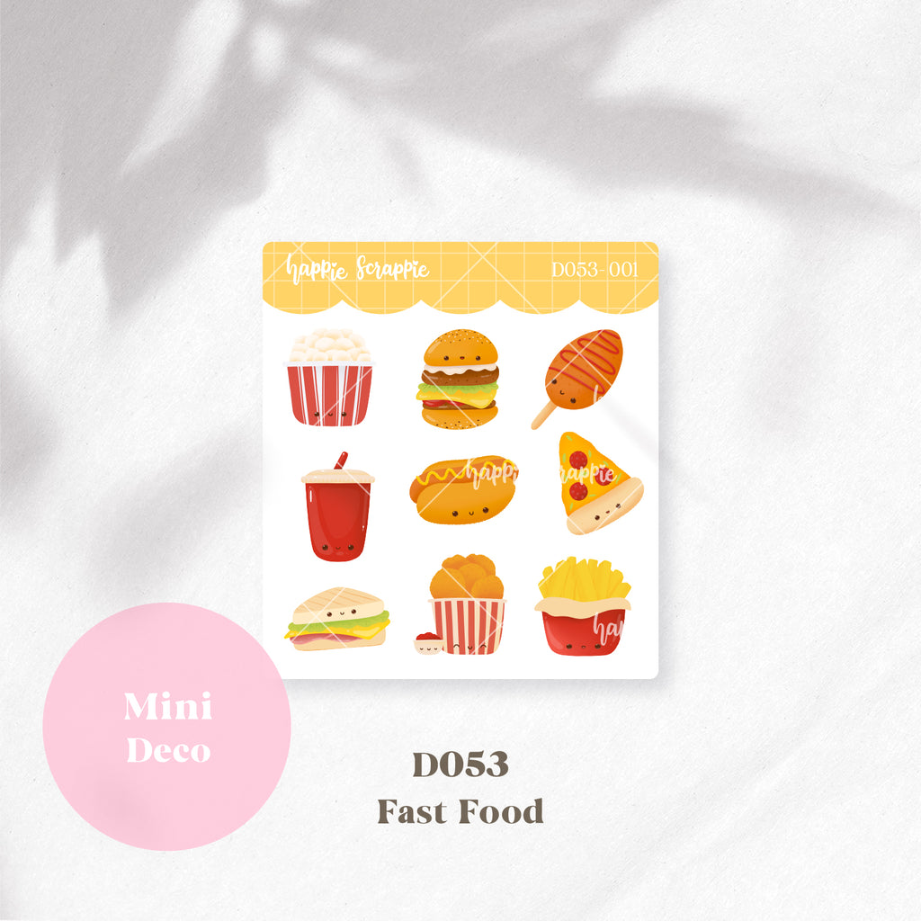 Mini Deco : Fast Food // D053