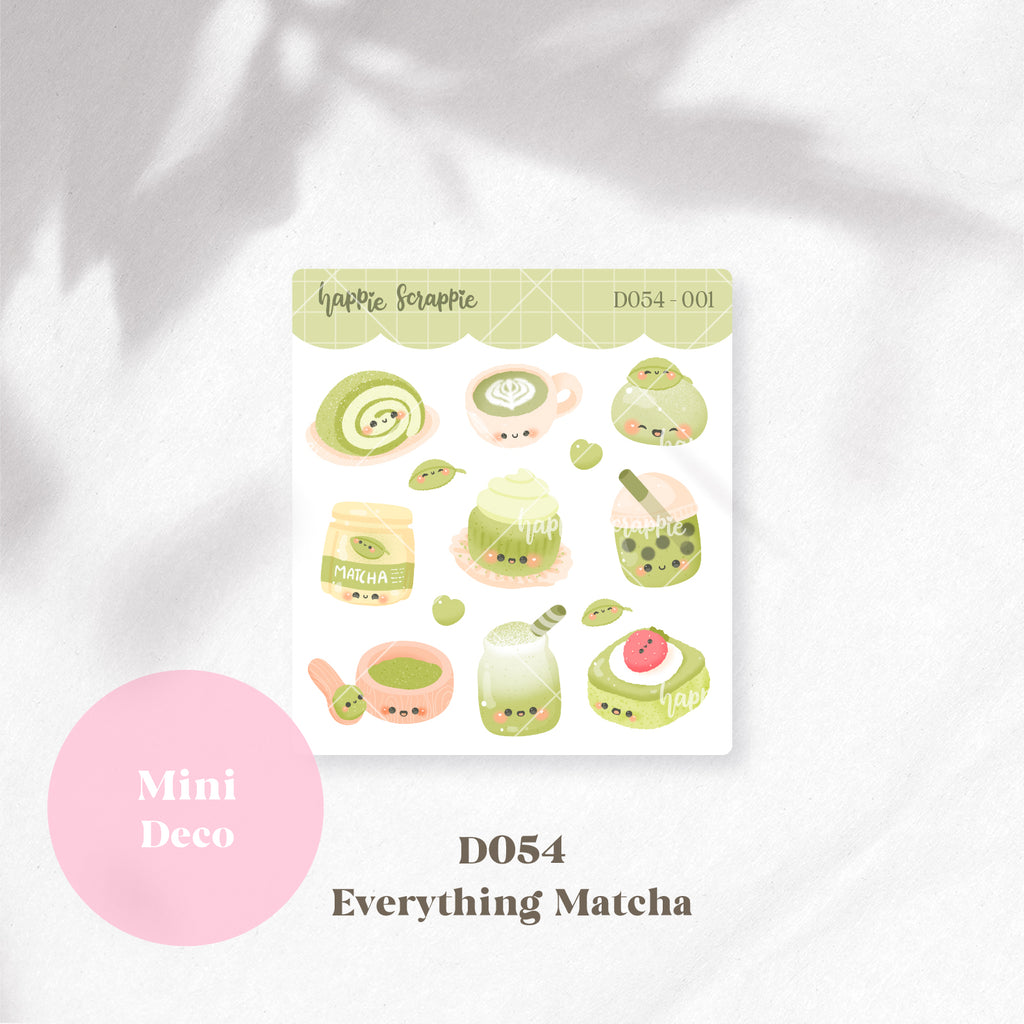 Mini Deco : Everything Matcha // D054