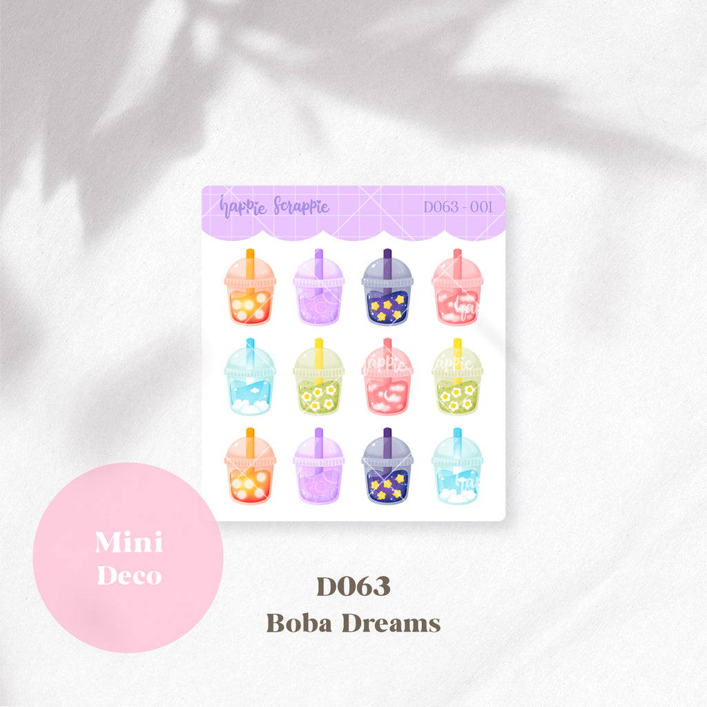 Mini Deco : Boba Dreams // D063-D064