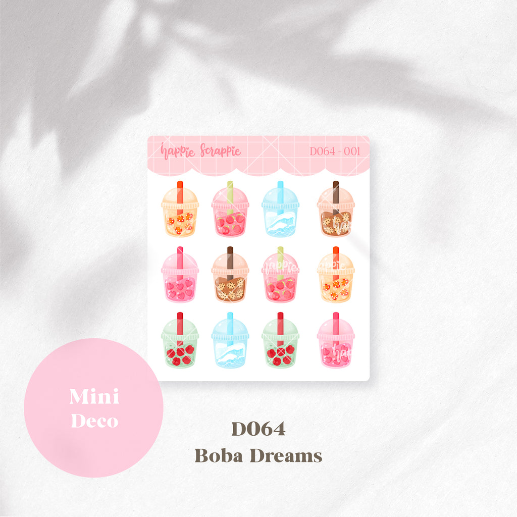 Mini Deco : Boba Dreams // D063-D064