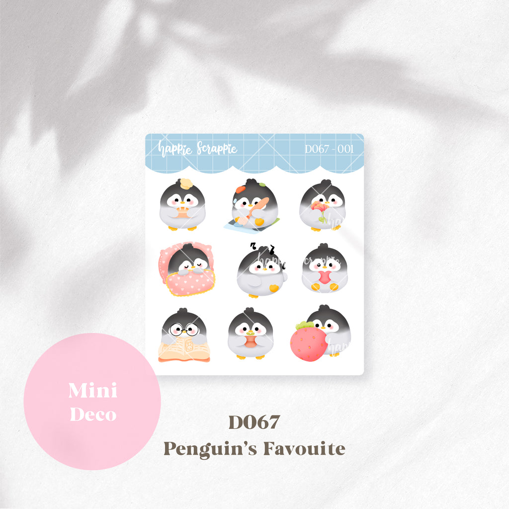 Mini Deco : Penguin's Daily Favourite // D067