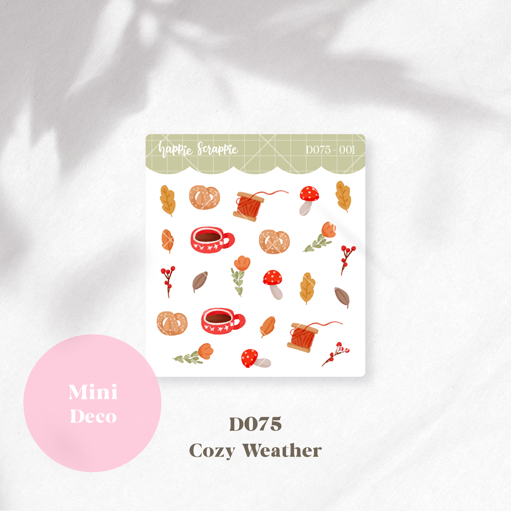 Mini Deco : Cozy Weather Elements // D075