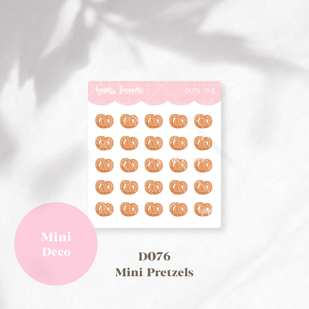 Mini Deco : Mini Pretzels // D076