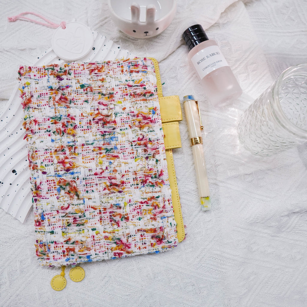 Planner Cover : Happy Summer Tweed Fabric (B6) // Pre Order