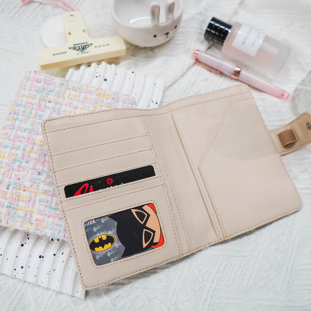 Planner Cover : Beige Lace Fabric (TN Passport) // Pre Order