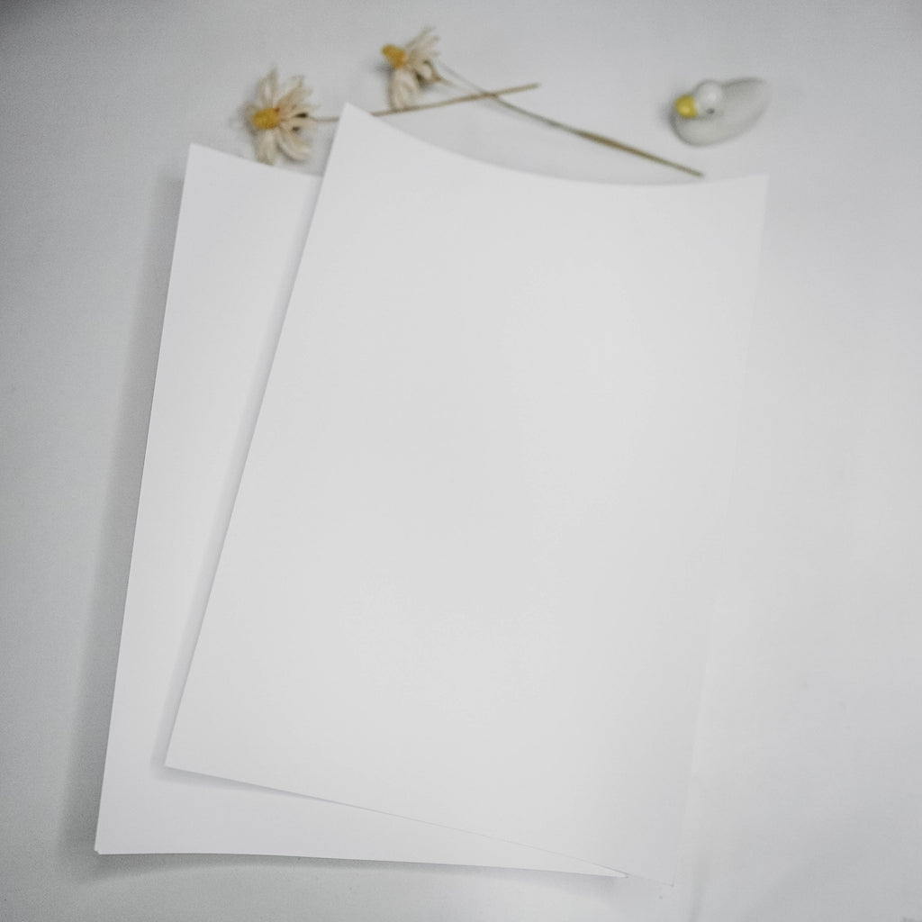 WHOLESALE Supplies / Sticker Paper : Matte Vinyl Sticker With Clear Backing // Pack of 200