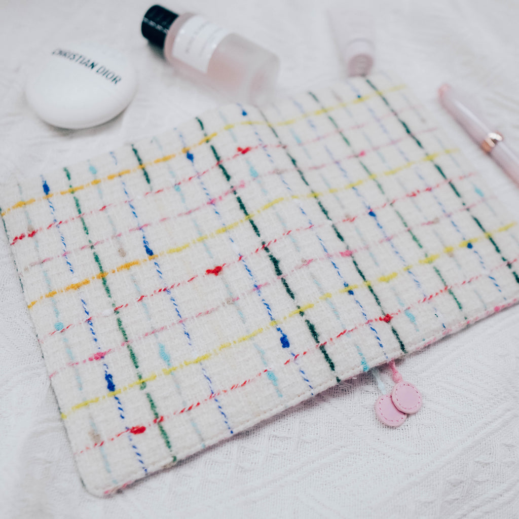 Planner Cover : Rainbow Twine Fabric (A5 / Hobo Cousin) // Pre Order