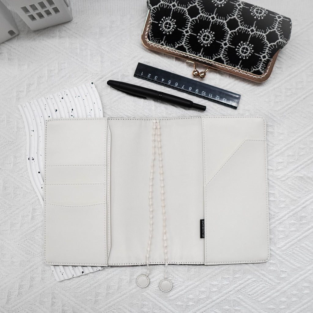 Planner Cover : Beige Lace Fabric (B6) // Pre Order