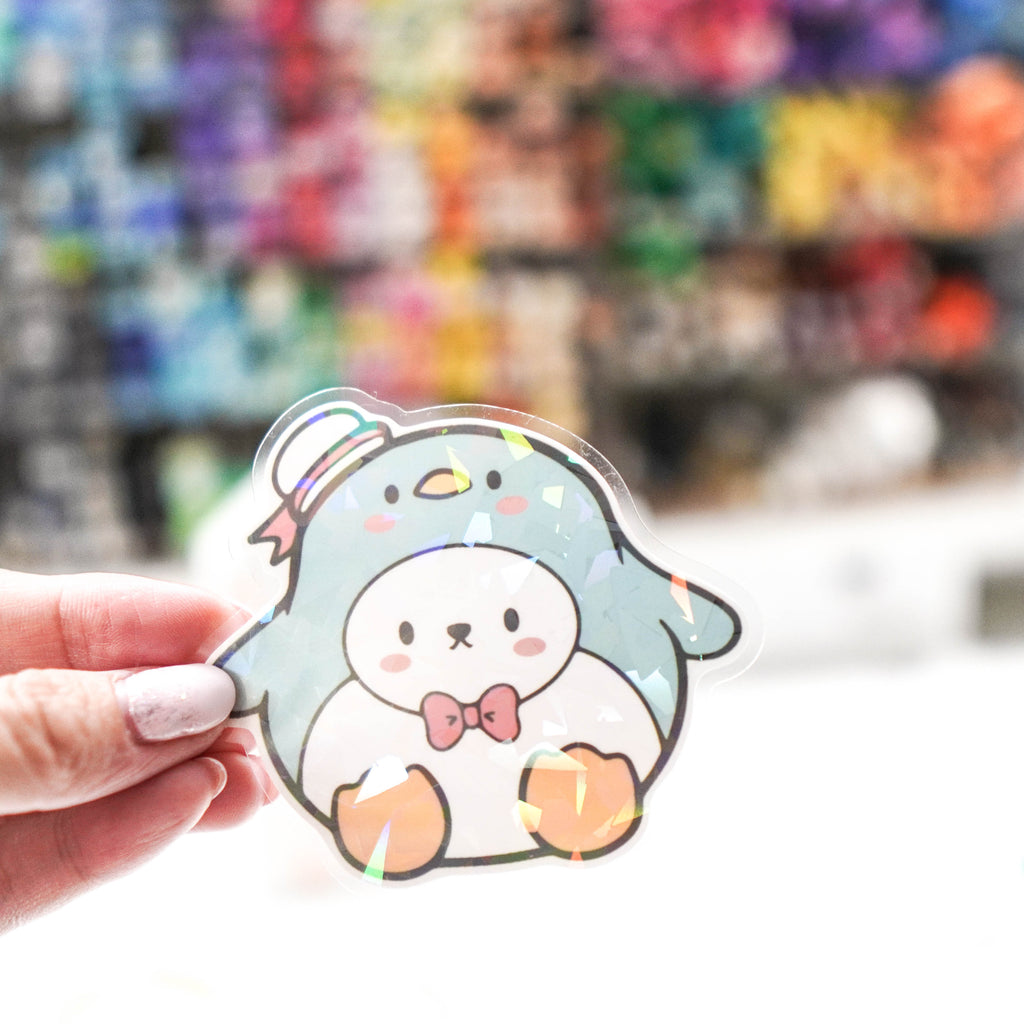 Die Cut Sticker : Sanrio Inspired Cutie Patootie // Glitter Overlay