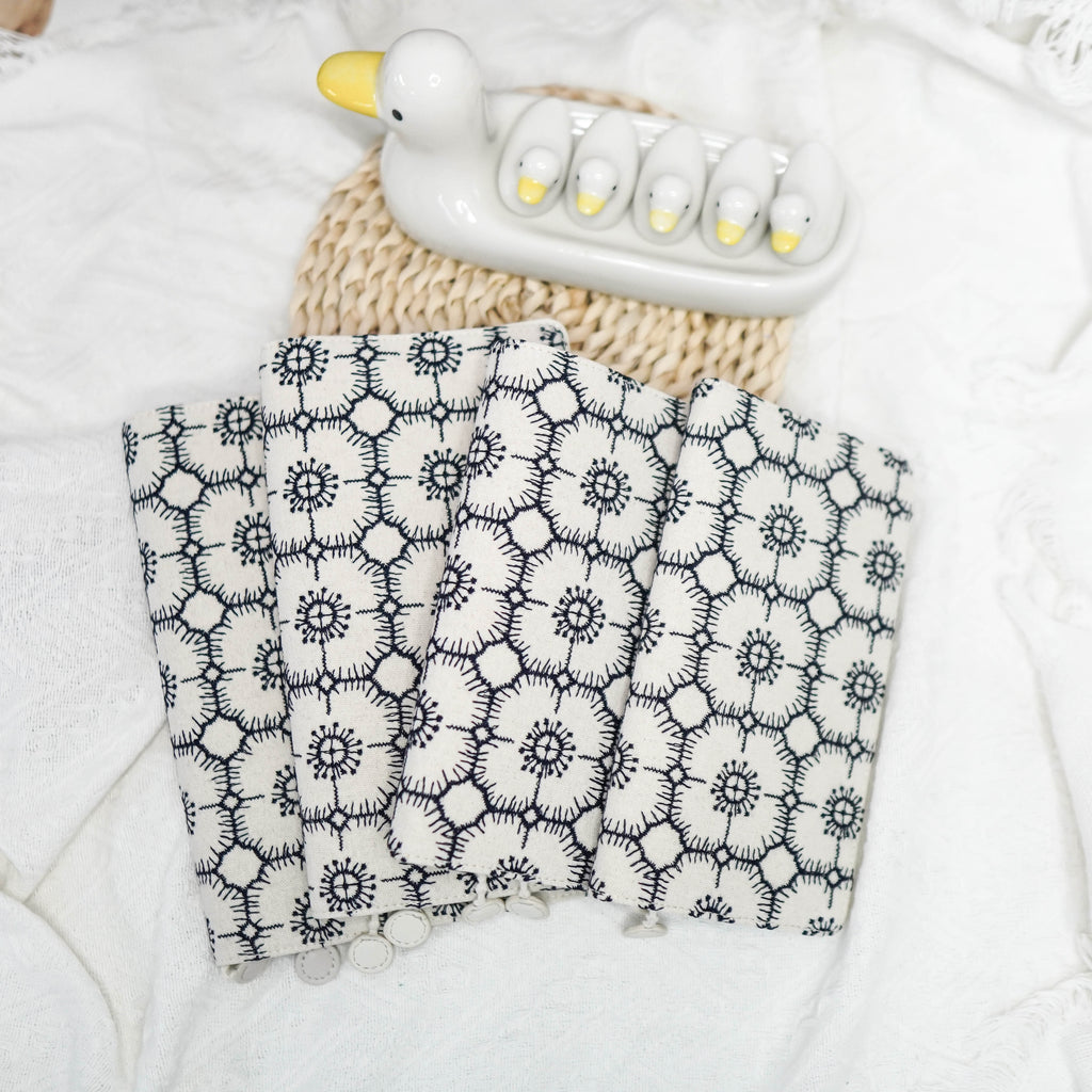 Planner Cover : White Anemone Fabric (B6) // Pre Order