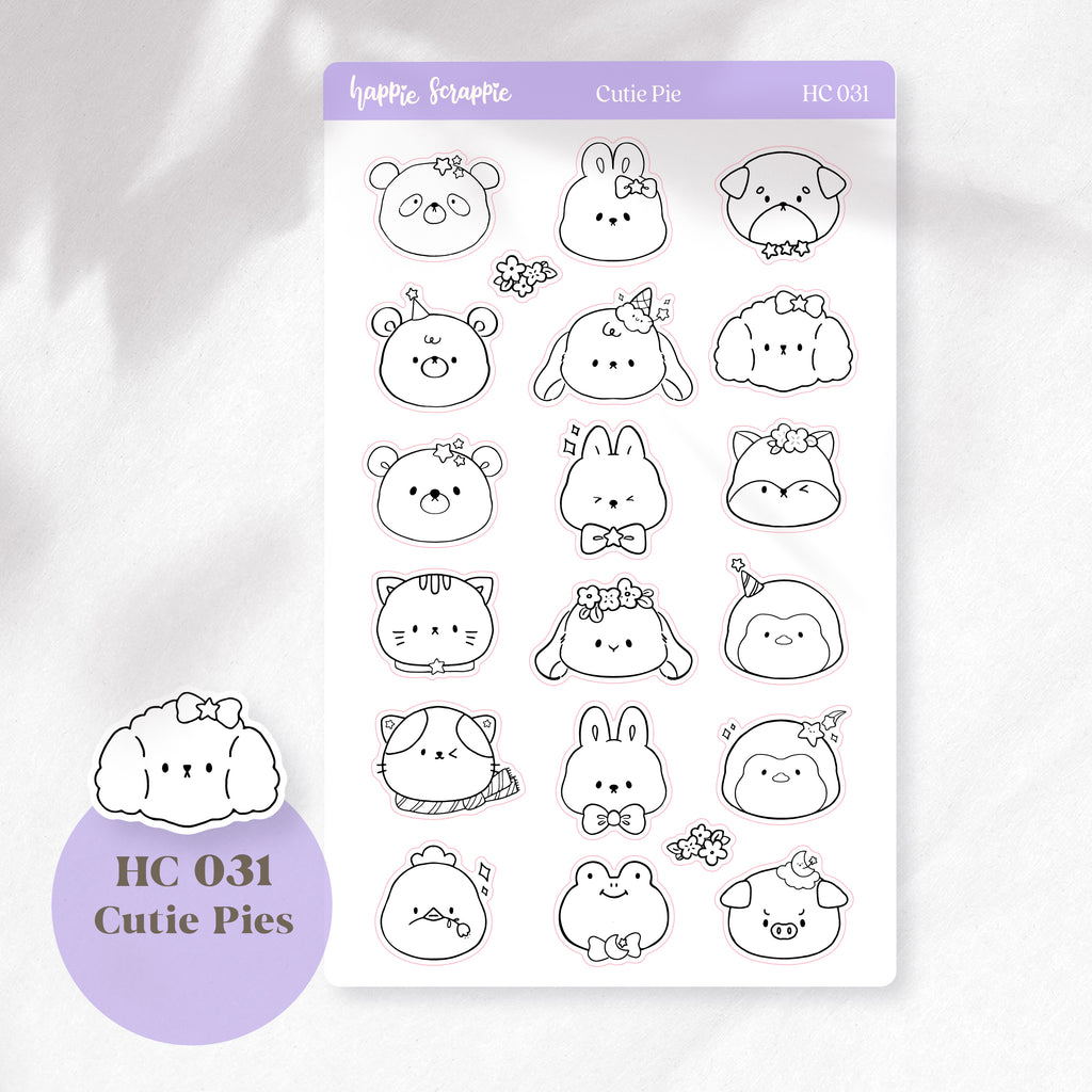 Deco Sticker : Cutie Pie // HC031