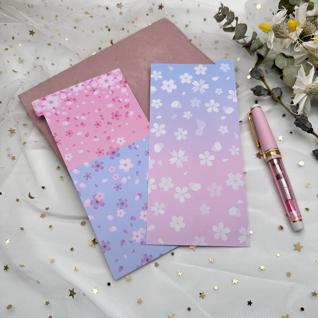 Pencil Board : Cherry Blossom // Hobonichi Weeks / Weeks Mega (Set of 2) // Holo Pink Foiled