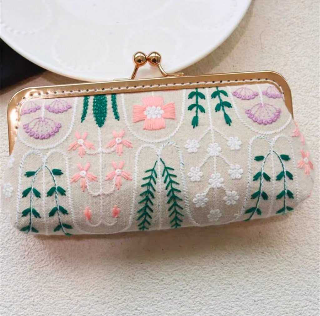 Pen Pouch : Fabric Clasp Pouch / READY STOCKS