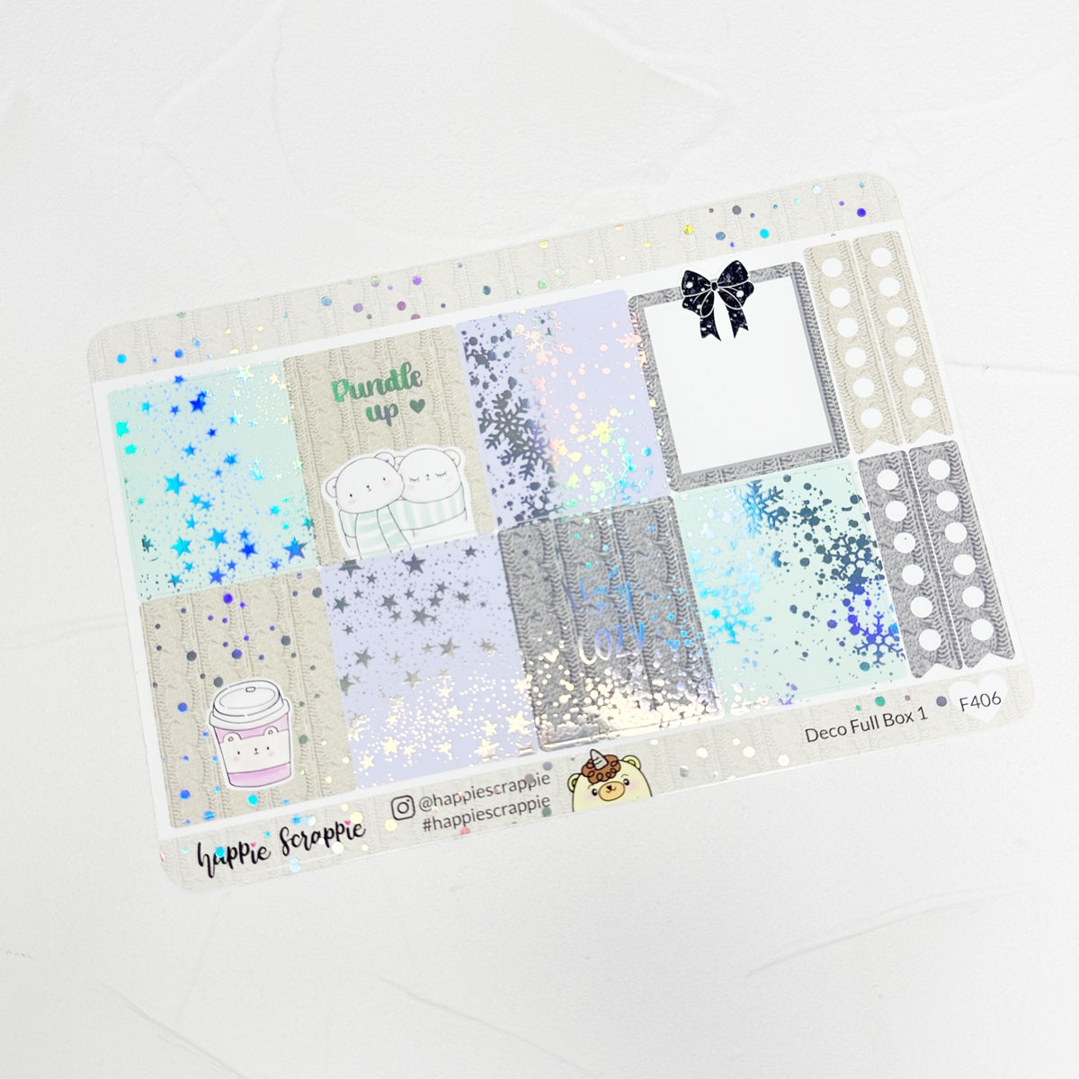 Sticker Kit - Bundle Up (Deco Full Boxes) - Foiled Stickers (F406 ...