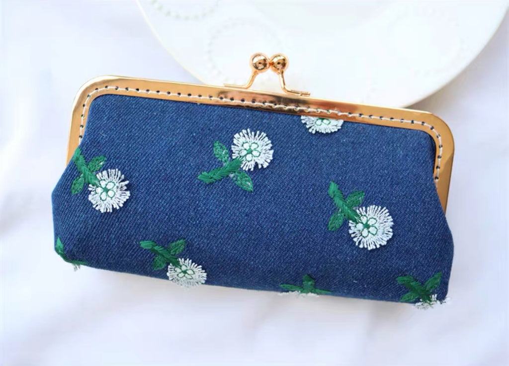 Pen Pouch : Fabric Clasp Pouch / READY STOCKS