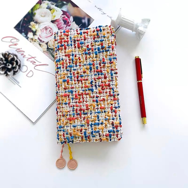 Planner Cover : Red Tweed Fabric (Hobo Weeks) // Pre Order