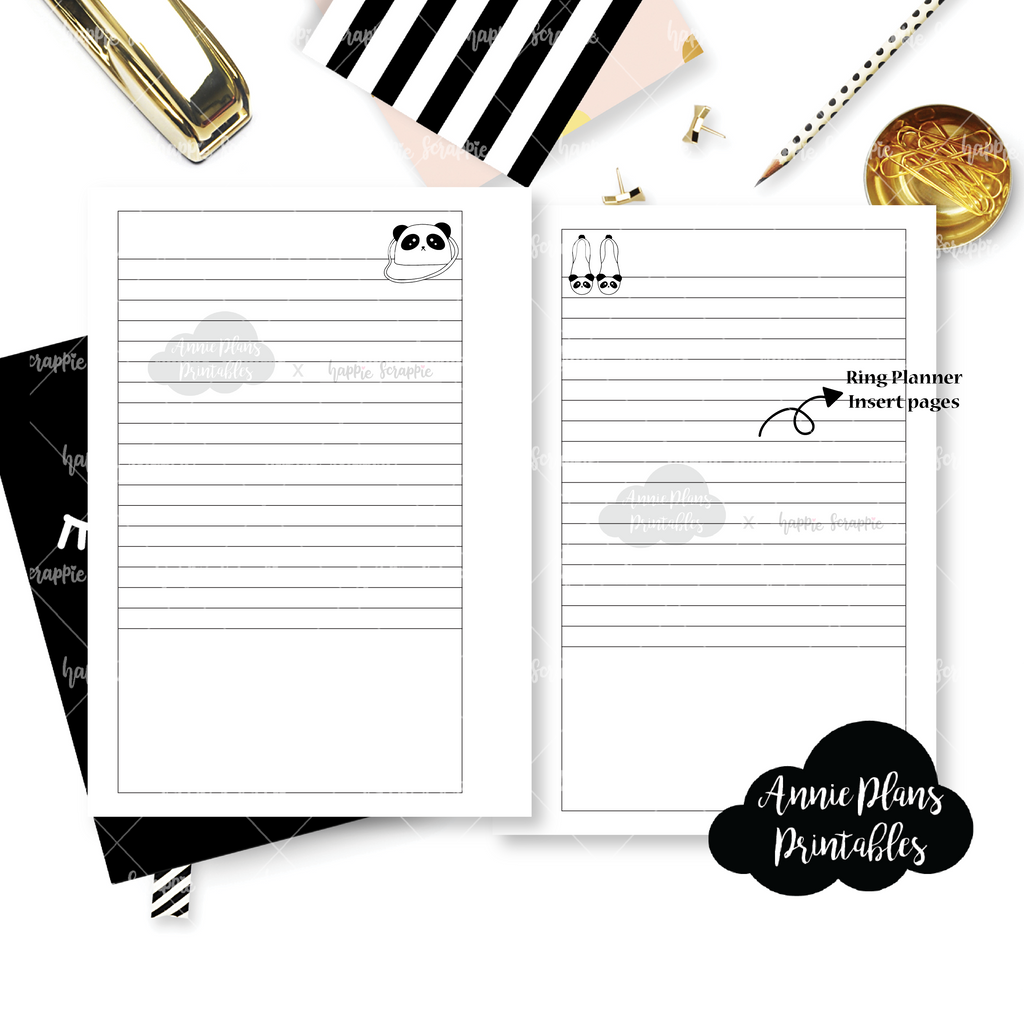A5 (Rings) Planner Inserts - Avo-nimals & Summer Style (Daily) // Coll