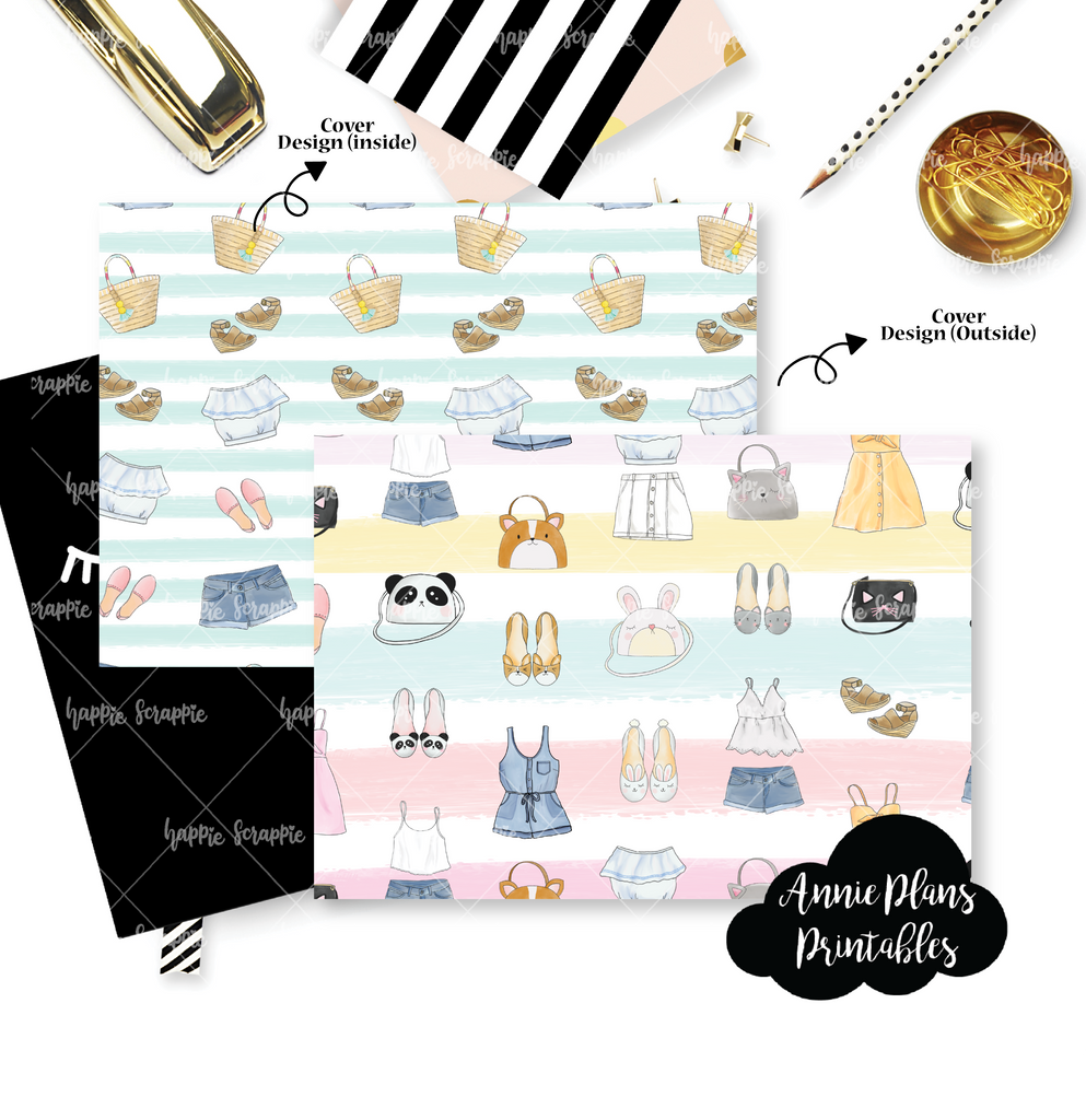 Travel Notebook (TN-B6) - Summer Style (Daily) // Collabs with Annie Plans Printables