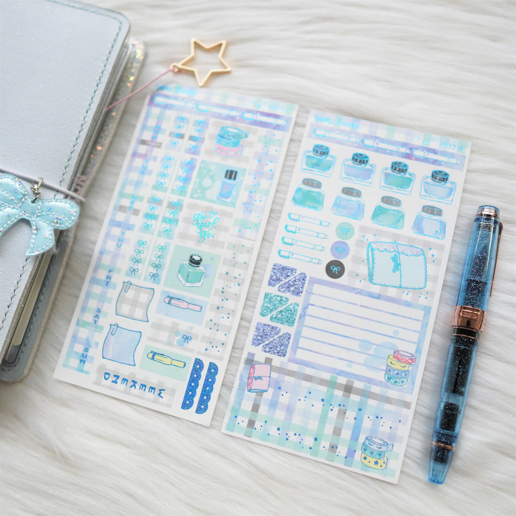 Hobonichi Weeks Sticker Kit - My Favorite Things // H013 - Foiled Stickers