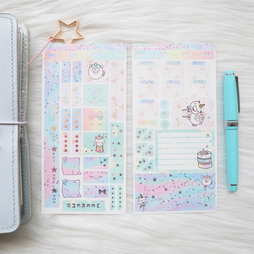 Hobonichi Weeks Sticker Kit - Magical Wishes // H012 - Foiled Stickers