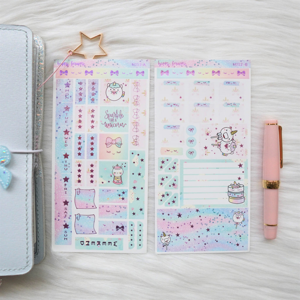 Hobonichi Weeks Sticker Kit - Magical Wishes // H012 - Foiled Stickers