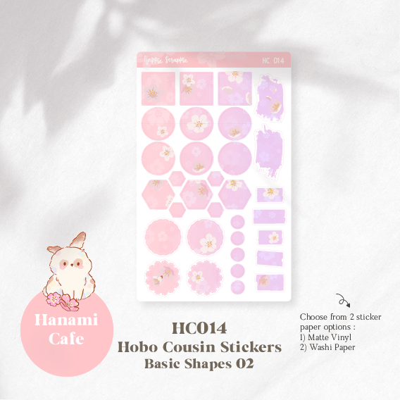 Hobo Cousin Sticker : Hanami Cafe // Buy-All-Bundle (NO FOIL) (HC011 - HC025)