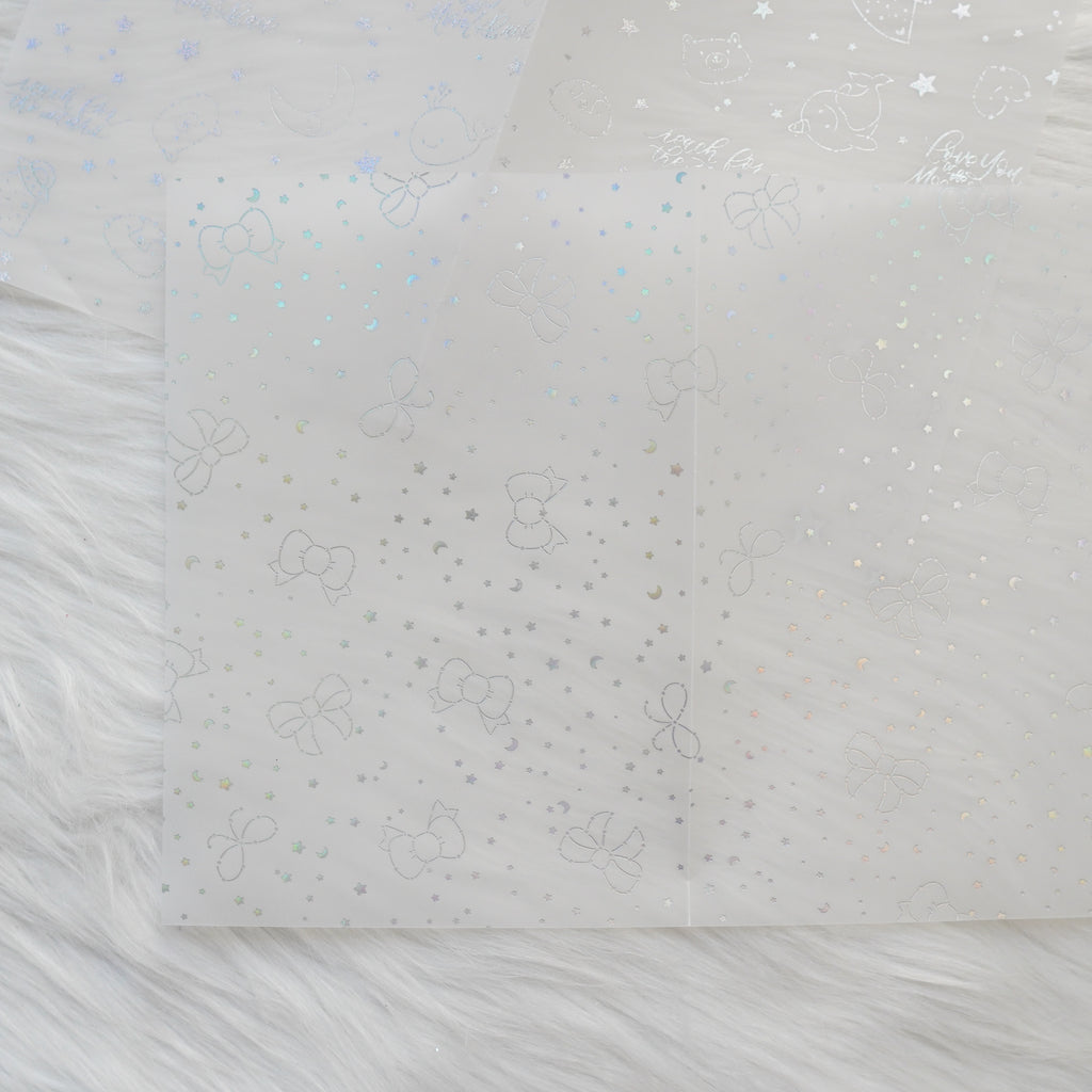Vellum : Holo Silver Foiled // Constellation  (Set of 2)