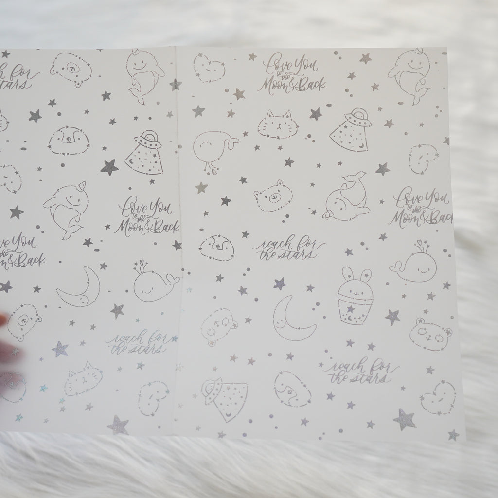 Vellum : Holo Silver Foiled // Constellation  (Set of 2)